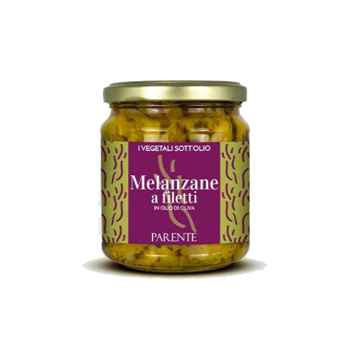 Melanzane a filetti in olio di oliva