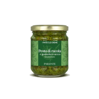 Pesto di rucola e pomodoro secco in olio di oliva